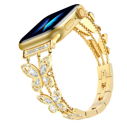 Butterfly Watch Band Compatible with Apple Watch Series 1-10 (38/40-42/44-46/49mm)