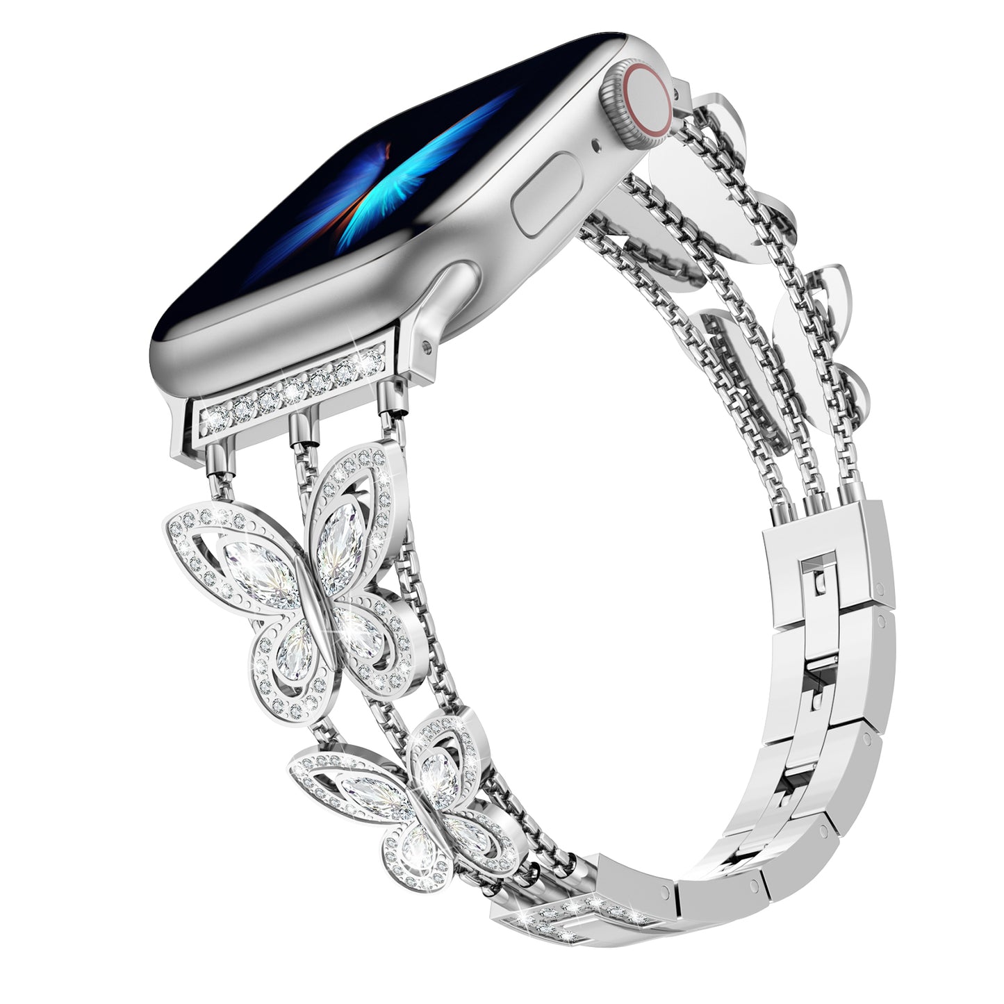 Butterfly Watch Band Compatible with Apple Watch Series 1-10 (38/40-42/44-46/49mm)