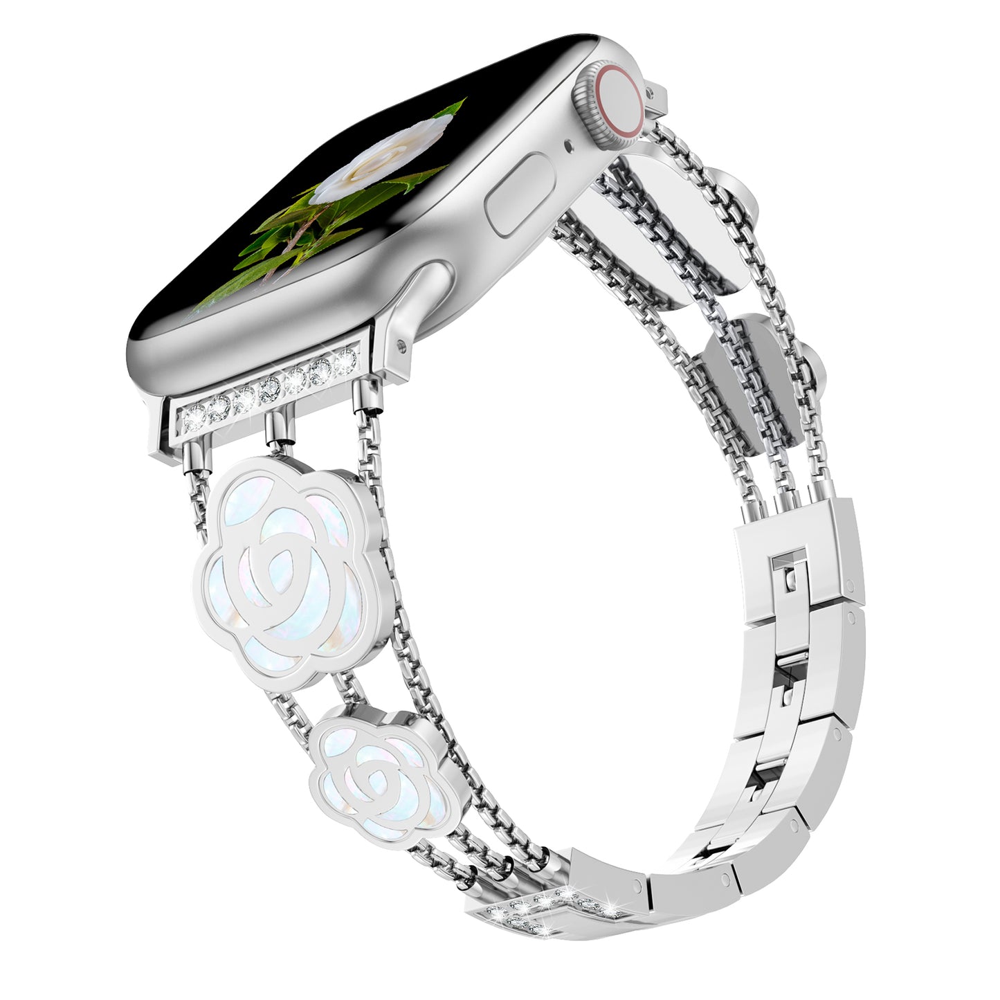 Flower Watch Band Compatible with Apple Watch Series 1-10 (38/40-42/44-46/49mm)