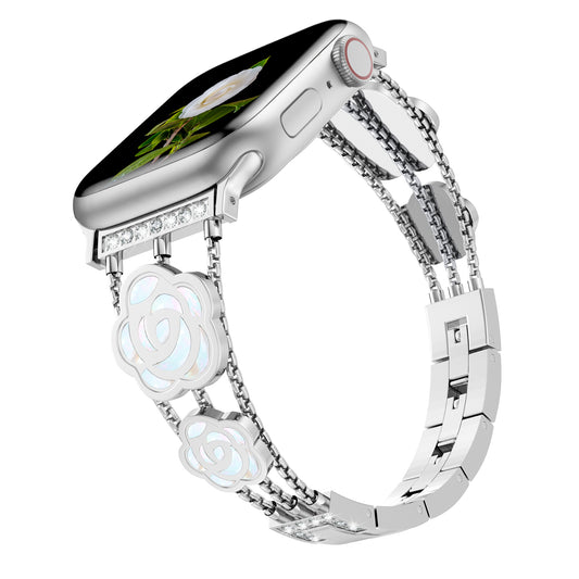 Flower Watch Band Compatible with Apple Watch Series 1-10 (38/40-42/44-46/49mm)