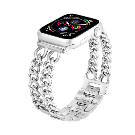 Stainless Steel Watch Band Compatible with Apple Watch Band (38/40-42/44-46/49mm)