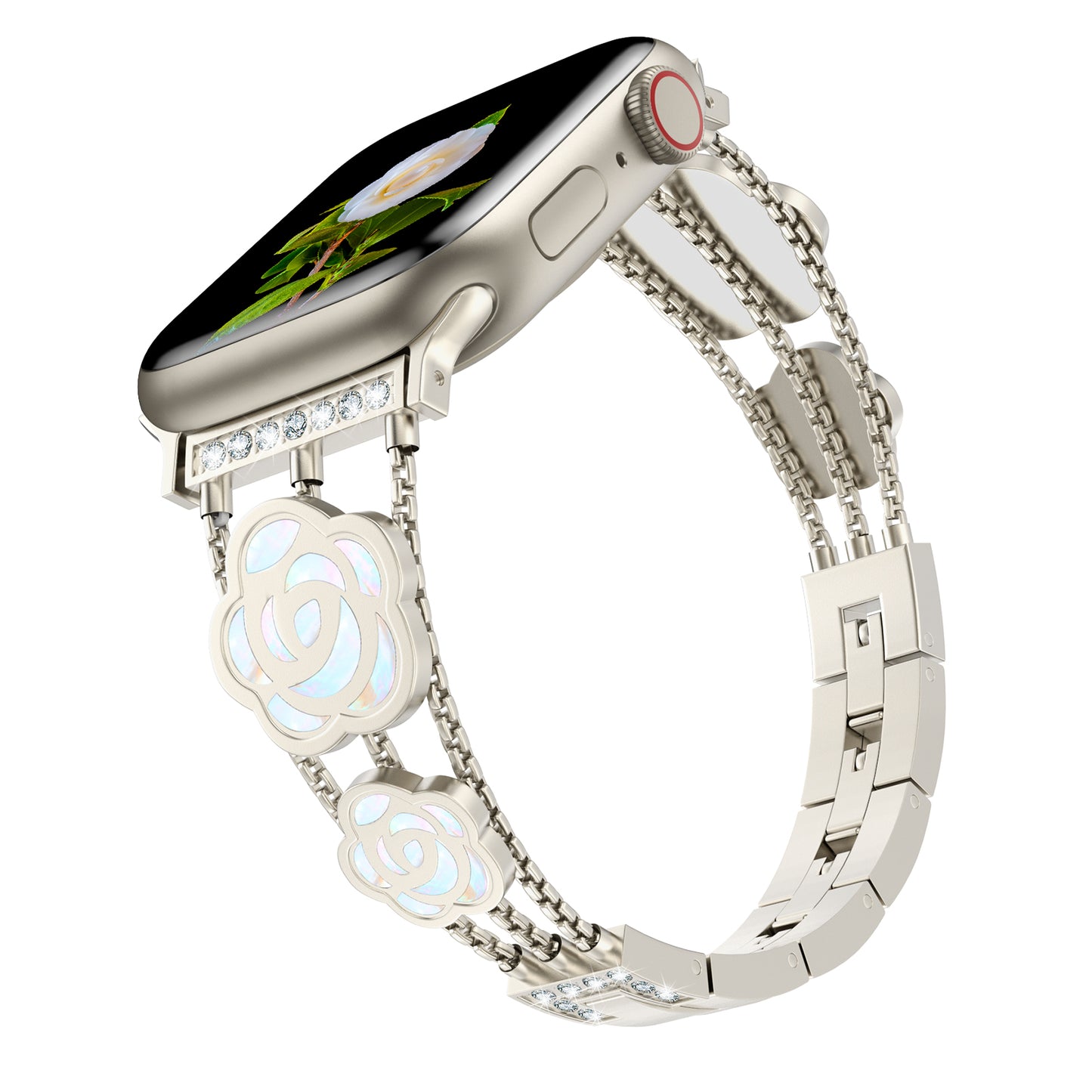 Flower Watch Band Compatible with Apple Watch Series 1-10 (38/40-42/44-46/49mm)