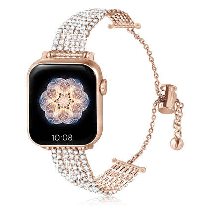 Silver Apple Watch Bands for Women Compatible with Apple Watch Series 1-10 (38/40-42/44-46/49mm)