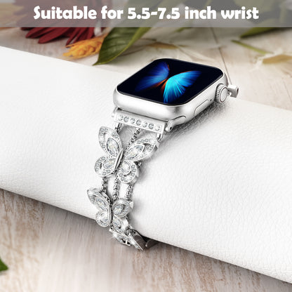 Butterfly Watch Band Compatible with Apple Watch Series 1-10 (38/40-42/44-46/49mm)