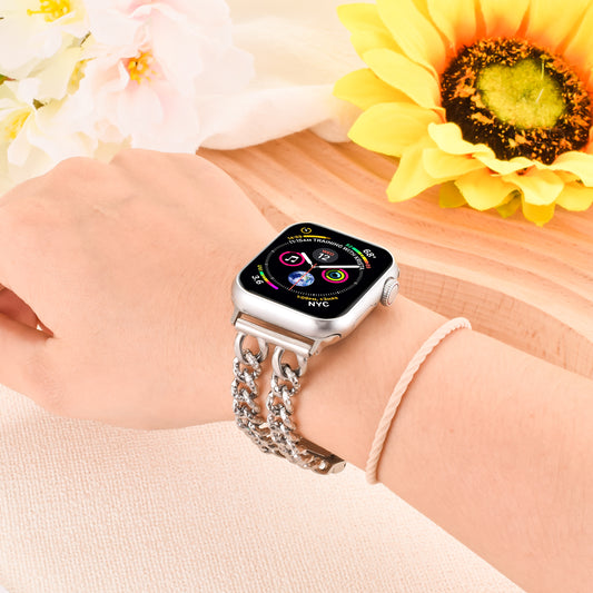 Stainless Steel Watch Band Compatible with Apple Watch Band (38/40-42/44-46/49mm)