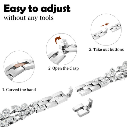 Butterfly Watch Band Compatible with Apple Watch Series 1-10 (38/40-42/44-46/49mm)