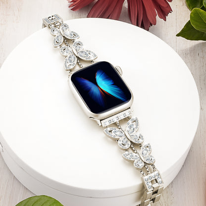 Butterfly Watch Band Compatible with Apple Watch Series 1-10 (38/40-42/44-46/49mm)
