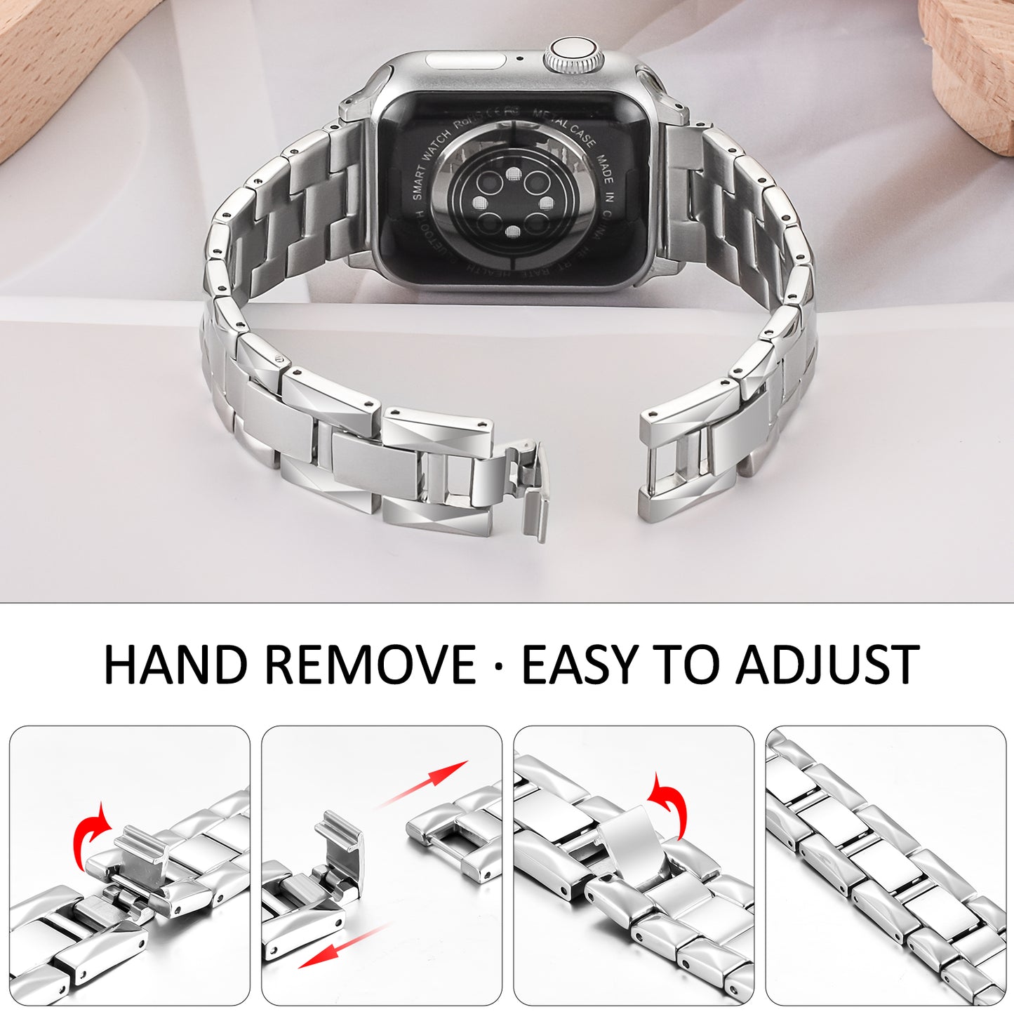 Classic Watch Band Compatible with Apple Watch Band (38/40-42/44-46/49mm)