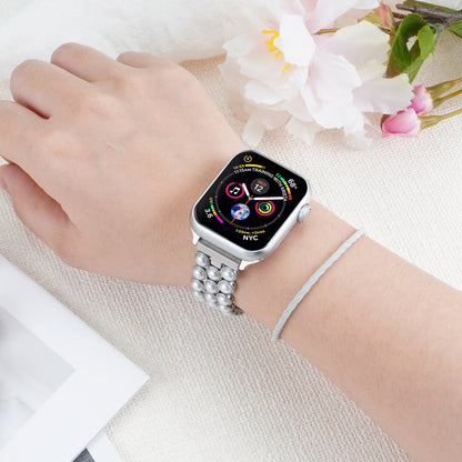 Pearl Watch Band Compatible with Apple Watch Series 1-10 (38/40-42/44-46/49mm)