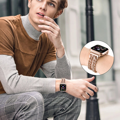 Stainless Steel Watch Band Compatible with Apple Watch Band (38/40-42/44-46/49mm)