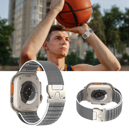 Nylon Woven Watch Band for Men Compatible with Apple Watch Ultra/Ultra 2 Band 49mm 46mm 45mm 44mm 42mm 41mm 40mm 38mm Men Women, Parachute Buckle Fabric Adjustable Sport Solo Loop Watch Strap for iWatch Bands Series 10/9/8/7/6/5/4/3/2/1/SE