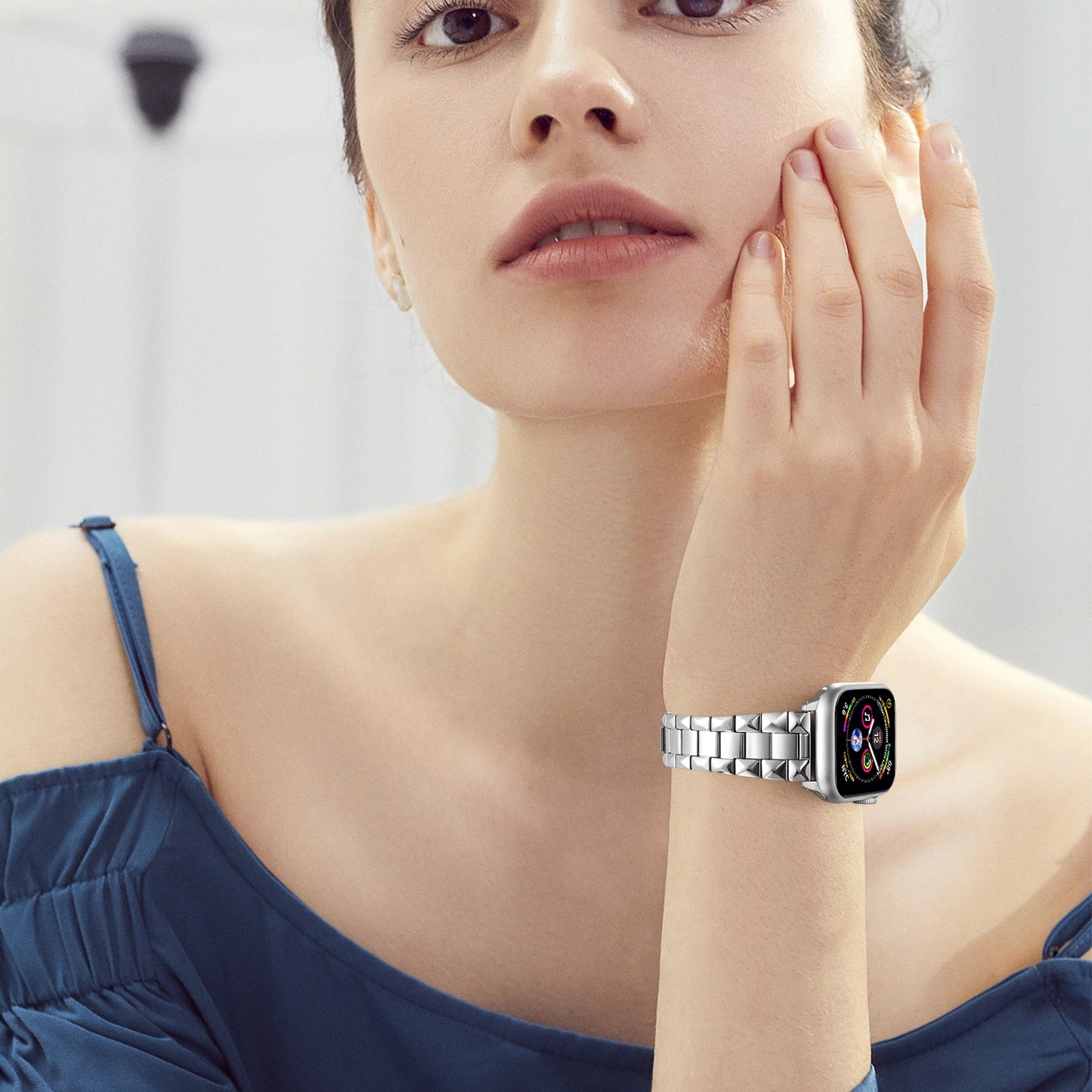 Classic Watch Band Compatible with Apple Watch Band (38/40-42/44-46/49mm)