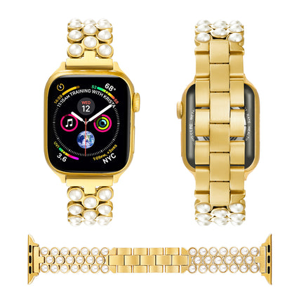 Pearl Watch Band Compatible with Apple Watch Series 1-10 (38/40-42/44-46/49mm)