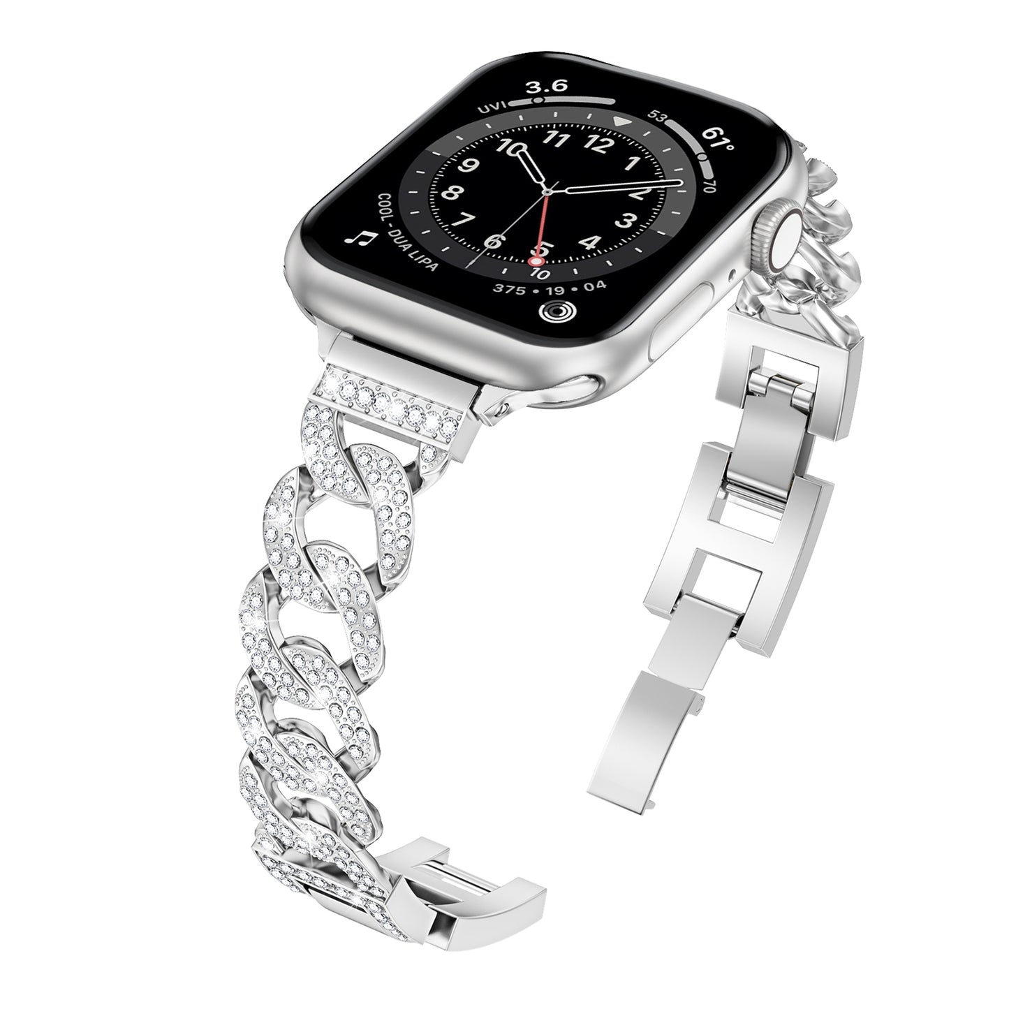 Cowboy Chain Dressy Watch Band Compatible with Apple Watch Series 1-10 SE SE2 (38/40-42/44-46/49mm)