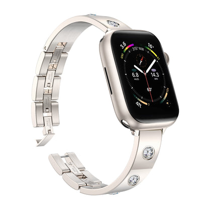 Fancy Dress Diamond Watch Band With Apple Watch  (38/40-42/44-46/49mm)