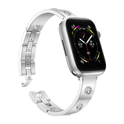 Fancy Dress Diamond Watch Band With Apple Watch  (38/40-42/44-46/49mm)