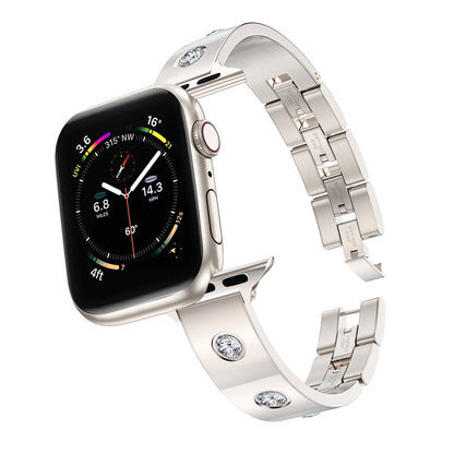 Fancy Dress Diamond Watch Band With Apple Watch  (38/40-42/44-46/49mm)