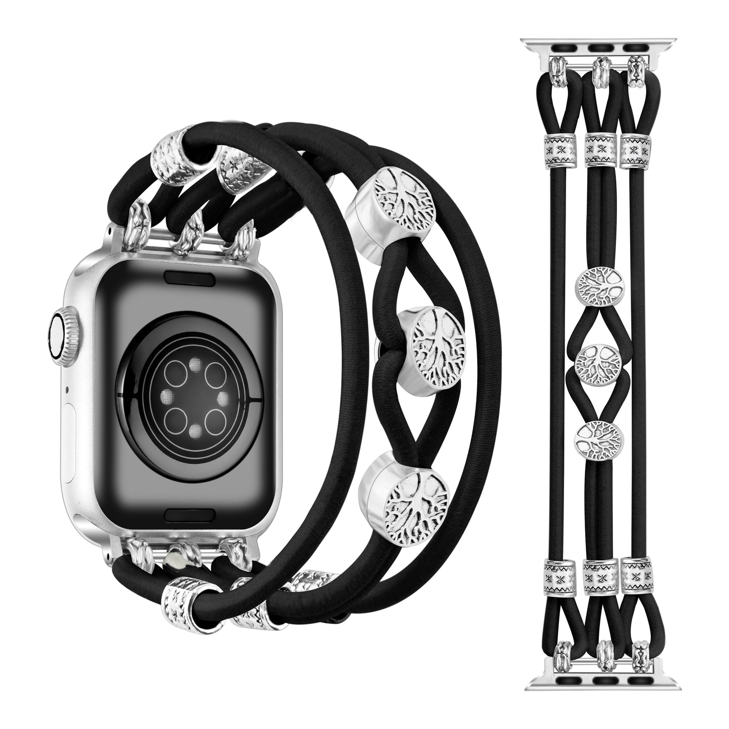 Stretchy Watch Band Compatible with Apple Watch Series 1-10 (38/40-42/44-46/49mm)