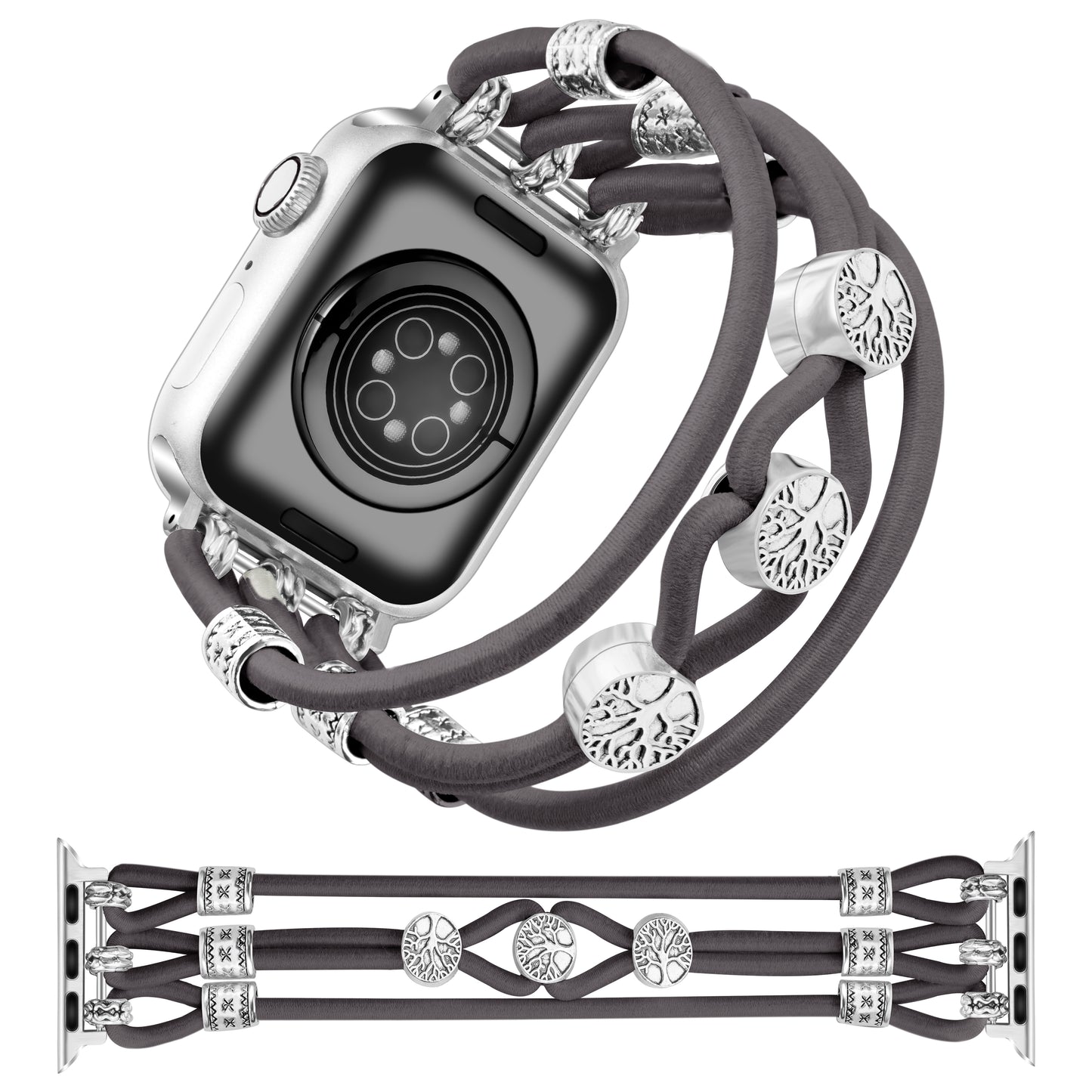 Stretchy Watch Band Compatible with Apple Watch Series 1-10 (38/40-42/44-46/49mm)