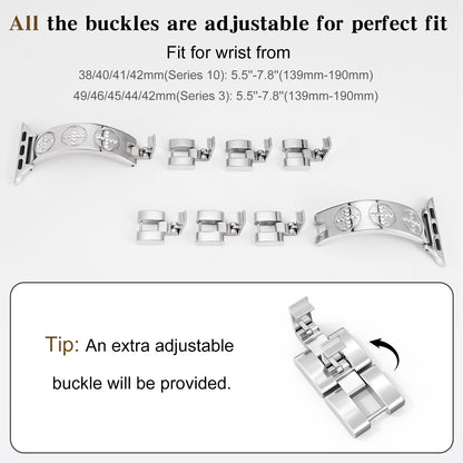 Watch Band and Case Compatible With Apple Watch Series 1-10 (38/40-42/44-46/49mm)