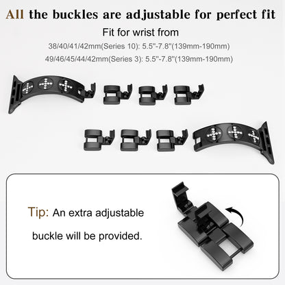 Watch Band and Case Compatible With Apple Watch Series 1-10 (38/40-42/44-46/49mm)