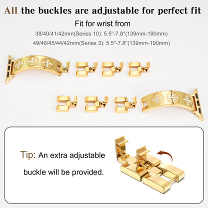 Watch Band and Case Compatible With Apple Watch Series 1-10 (38/40-42/44-46/49mm)