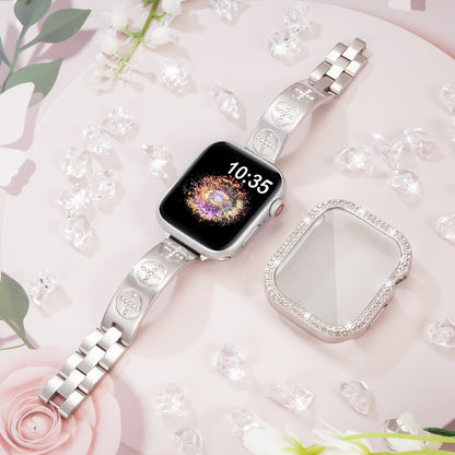 Watch Band and Case Compatible With Apple Watch Series 1-10 (38/40-42/44-46/49mm)