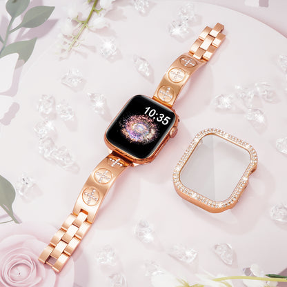 Watch Band and Case Compatible With Apple Watch Series 1-10 (38/40-42/44-46/49mm)