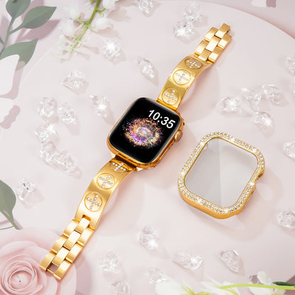 Watch Band and Case Compatible With Apple Watch Series 1-10 (38/40-42/44-46/49mm)