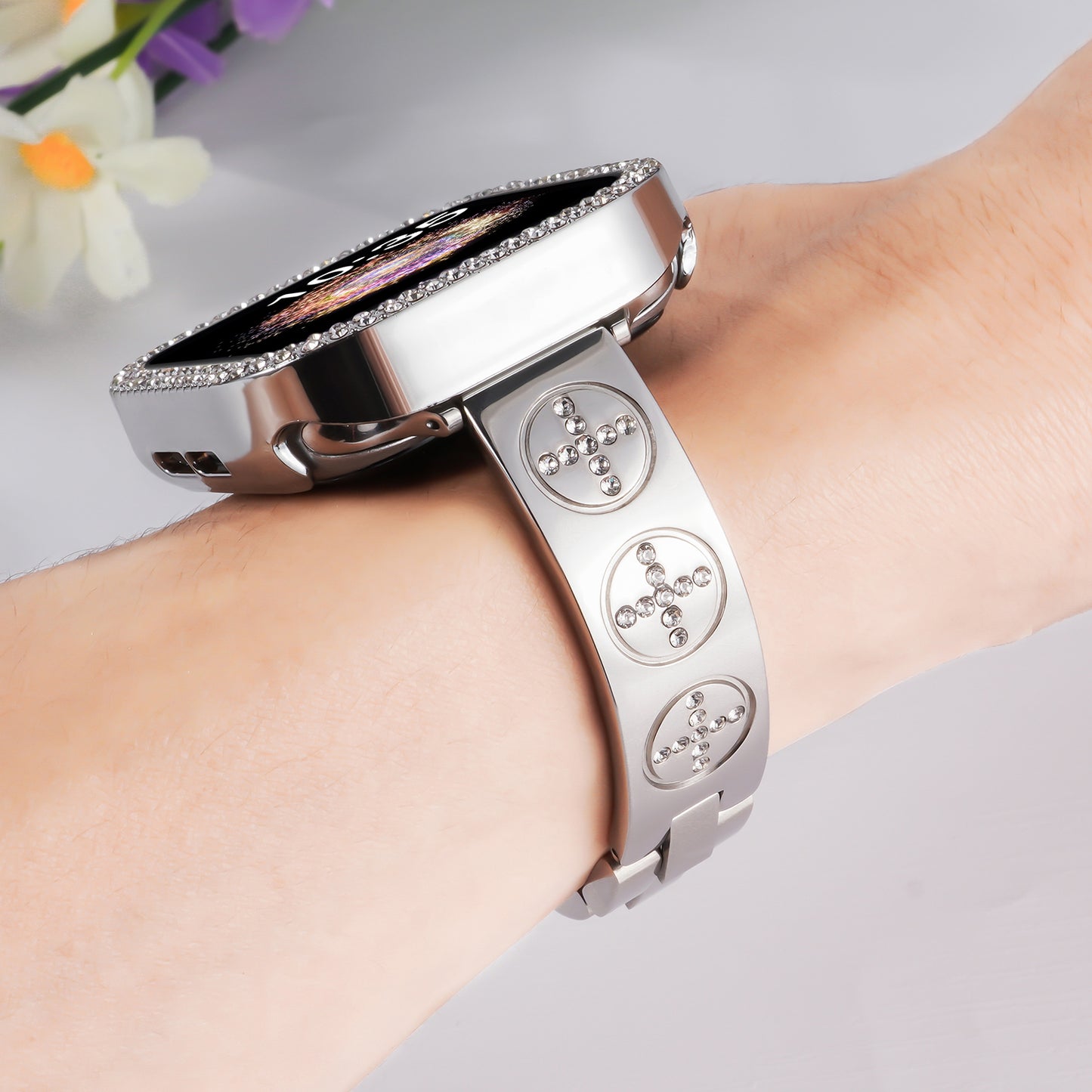 Watch Band and Case Compatible With Apple Watch Series 1-10 (38/40-42/44-46/49mm)