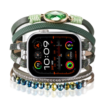 Skimemry Boho Multilayer Wrap Strap Apple Watch Bands for iWatch Series 1-10/SE (38/40-42/44-46/49mm)