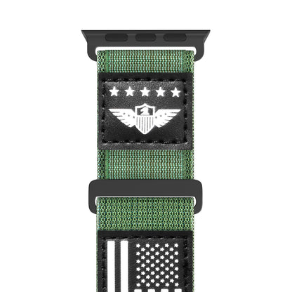 Breathable Sport Flag Alpine Loop Nylon Apple Watch Bands for iWatch Series 1-10 SE (38/40-42/44-46/49mm)
