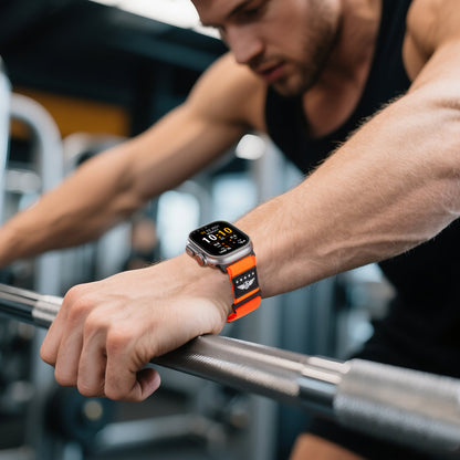 Breathable Sport Flag Alpine Loop Nylon Apple Watch Bands for iWatch Series 1-10 SE (38/40-42/44-46/49mm)