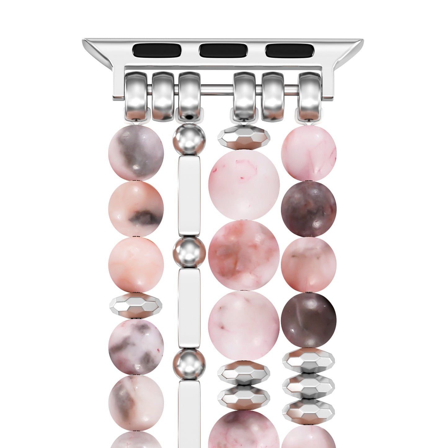 Skimemry Natural Stone Beaded Watch Bands - Women’s Dressy Cute Watch StrapCompatible with Apple Watch Series 1-10 SE Ultra/Ultra 2(38/40-42/44-46/49mm)